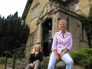 Beryl and Angela outside The Duke