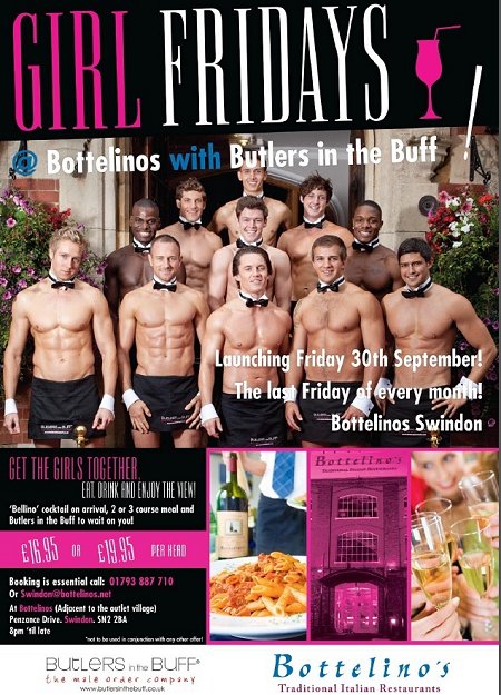 Bottelinos featuring Butlers in the Buff Swindon