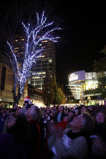 Christmas Lights in Swindon Town Centre