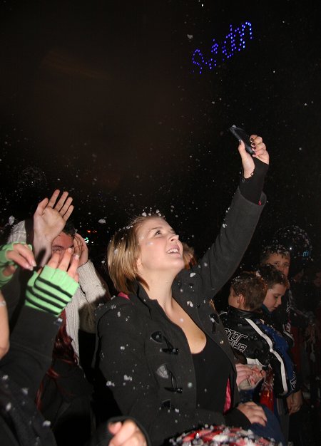 Christmas Lights in Swindon Town Centre