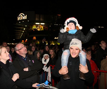 Christmas Lights in Swindon Town Centre