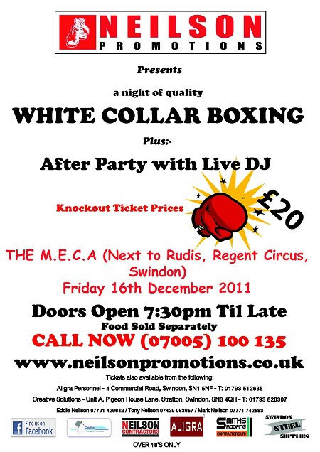 White Collar Boxing Swindon
