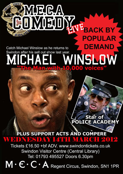 Michael Winslow Swindon 2012