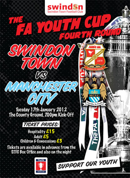 Swindon Town FC Youth vs Manchester City 2012