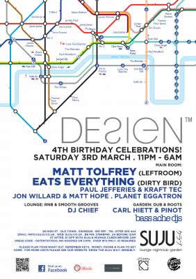 Design at Suju Nightclub Swindon