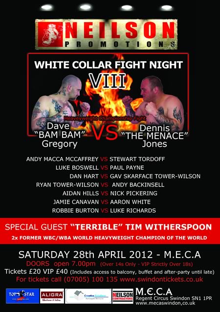 White Collar Boxing at MECA Swindon