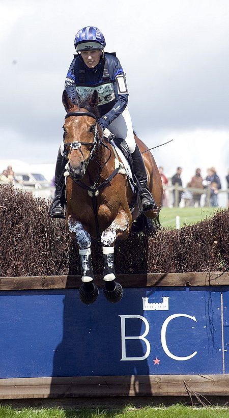Zara Phillips at Barbury Horse Trials 2012