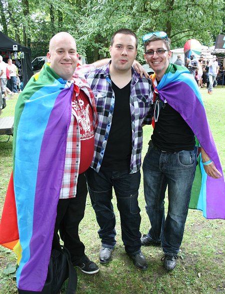 Crowds soak up the sun and entertainment on LBGT's big day of the year in Town Gardens