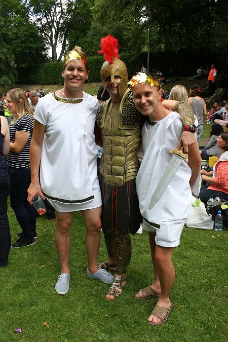 Crowds soak up the sun and entertainment on LBGT's big day of the year in Town Gardens