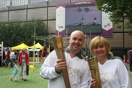 Olympics Showcase in Swindon town centre