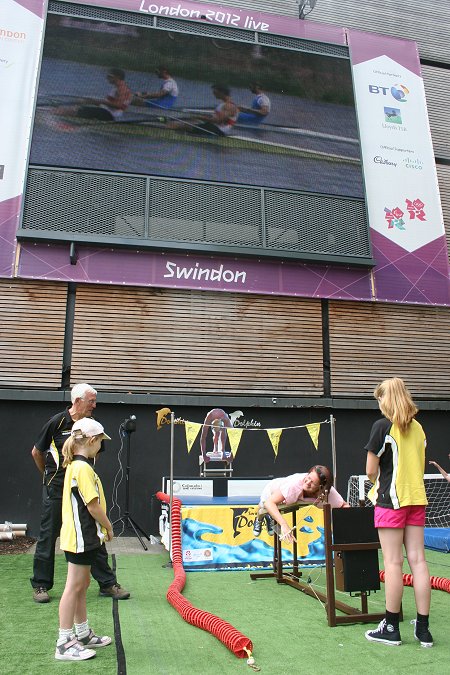 Olympics showcase in Swindon town centre