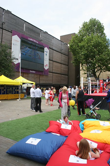 Olympics showcase in Swindon town centre