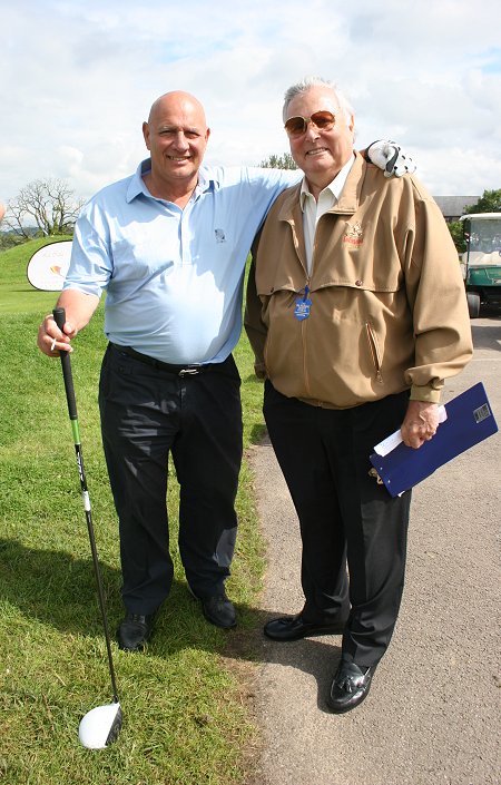 Eddie Shah & Peter Alliss at The Wiltshire Golf Club