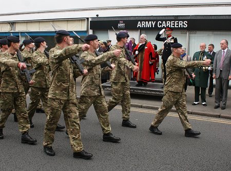 Royal Wiltshire Yeomanry Freedom Parade Swindon