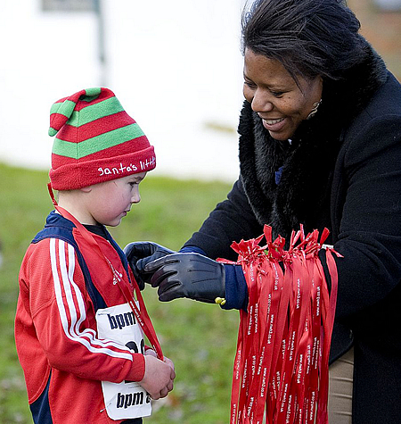 Santa Dash Swindon 2012 Coate Water