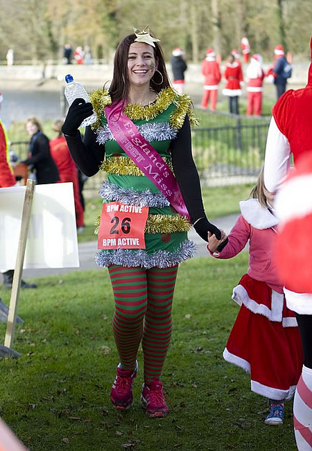 Santa Dash Swindon 2012 Coate Water