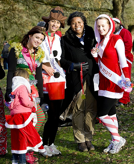 Santa Dash Swindon 2012 Coate Water