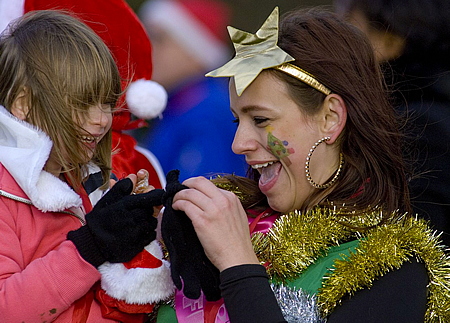 Santa Dash Swindon 2012 Coate Water