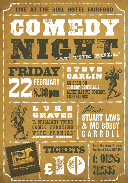 The Bull Hotel Fairford Comedy Night