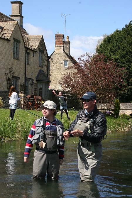 Fly Fishing at Bull Hotel Fairford