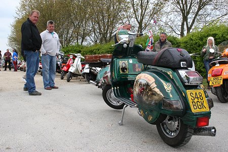 Scooter Meet at Swindon Rugby Club