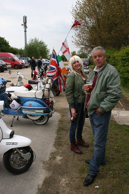 Scooter Meet at Swindon Rugby Club