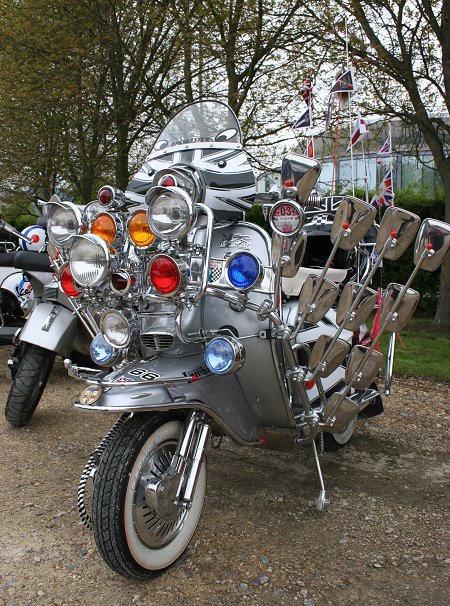 Scooter Meet at Swindon Rugby Club