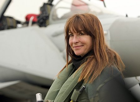 Suzi Perry launches RIAT 2013 at RAF Fairford near Swindon