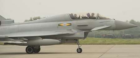 Suzi Perry launches RIAT 2013 at RAF Fairford near Swindon