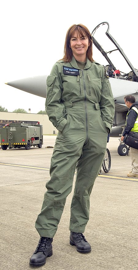 Suzi Perry launches RIAT 2013 at RAF Fairford near Swindon