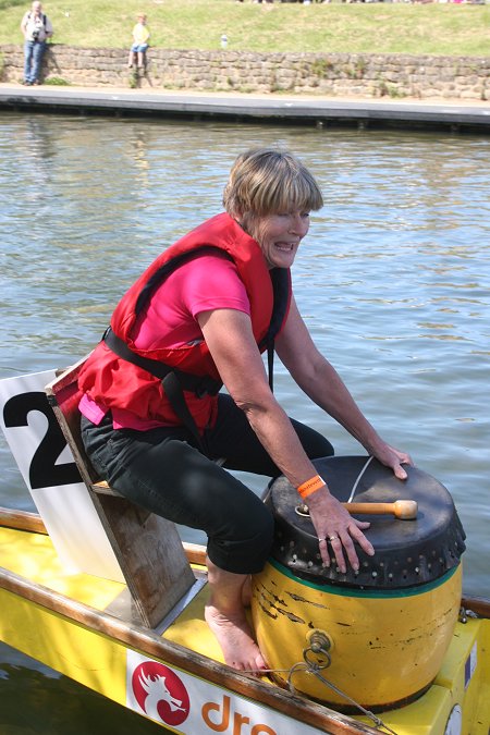 Dragon Boat Racing at Coate Water, Swindon