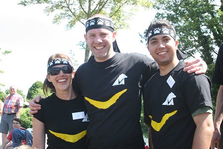 Teams do battle at Coate Water on a beautiful day in Swindon. The event was organised by the Swindon Rotary Club Phoenix and featured teams from the likes of Thameswood Vets, Eastcott Vets, Feltham Construction, Animals Asia & more, who all gave it their best in aid of local charities