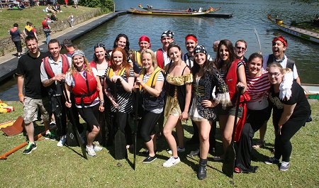 Dragon Boat Racing at Coate Water, Swindon