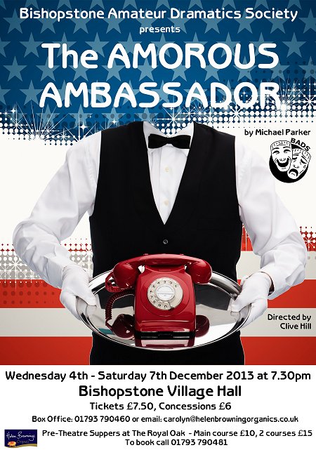 The Amorous Ambassador, Bishopstone & Hinton Parva Am Dram