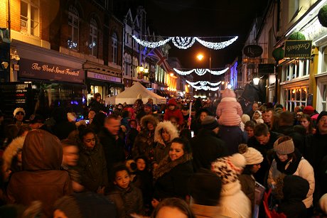Old Town Swindon Christmas Lights 2015