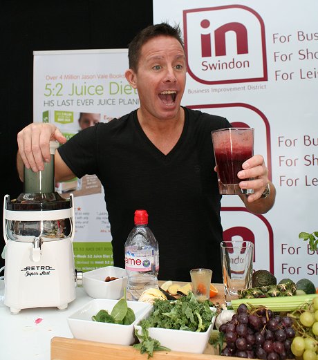 Jason Vale The Juice Master in Swindon