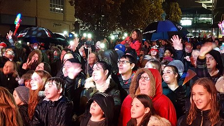 Swindon town centre lights