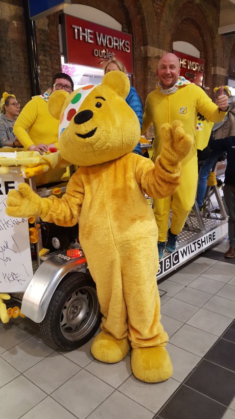 Pudsey at Swindon Designer Outlet