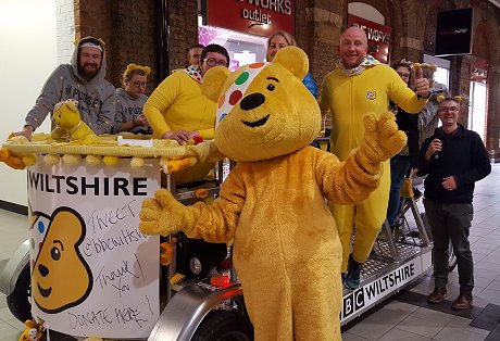 Pudsey at Swindon Designer Outlet