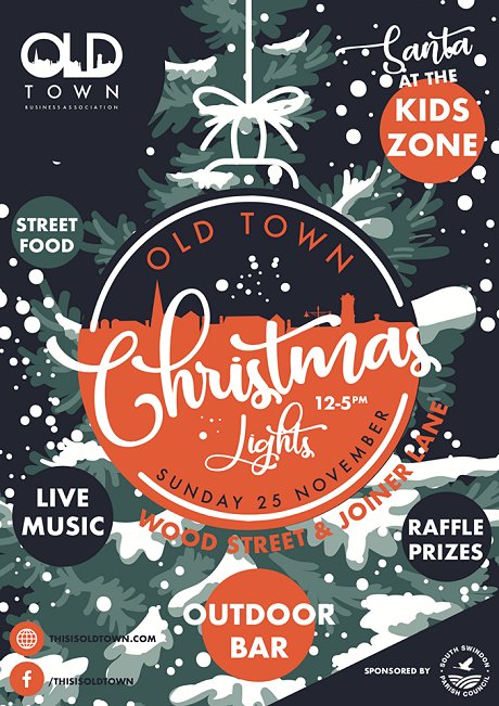 Old Town Swindon Christmas Lights 2018