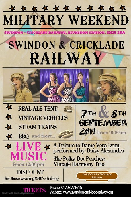Military Weekend at Swindon & Cricklade Railway