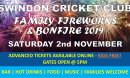 Swindon Cricket Club Fireworks & Bonfire