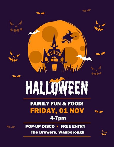 Halloween at The Brewers Arms, Wanborough