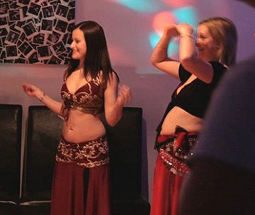 Belly dancing in Swindon for Oxfam