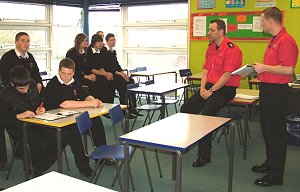 Kingsdown School pupils learn fire safety in Swindon