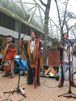 Indian music in Swindon town centre