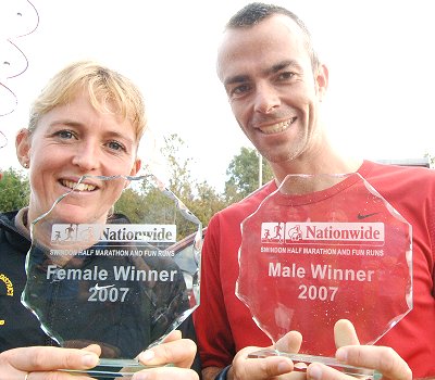 Winners of the Swindon Half Marathon 2007