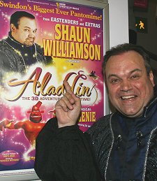 Shaun Williamson at the Wyvern Theatre in Swindon