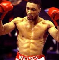 Boxing legend Michael Watson in Swindon