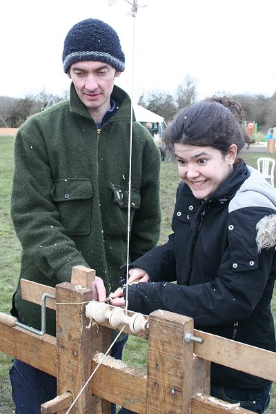 Pentylands Park, Highworth, Swindon Tree Planting Day 14 Feb 2009